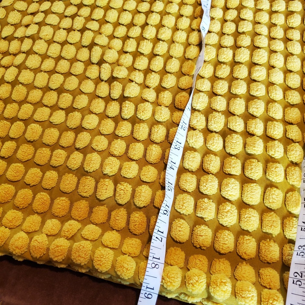 IKEA SVARTPOPPEL Mustard Yellow Popcorn Textured Cushion Cover 20x20 305.430.10
